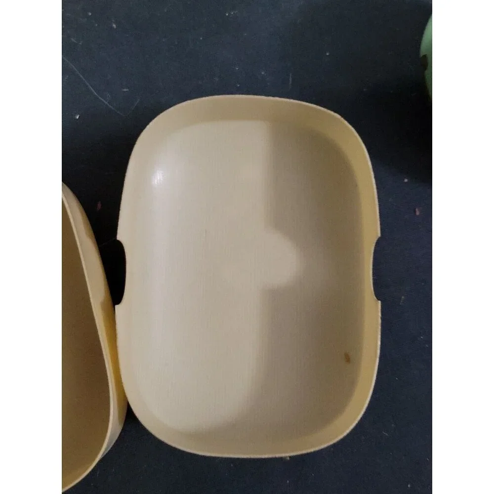 Vintage 1930s celluloid travel soap bar holder childs soap holder painted chicks